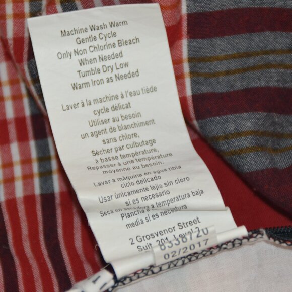 Pottery Barn Quinn Plaid Madras 24" X 24" Pillow Cover 100% Cotton SUMMER! - Picture 4 of 6